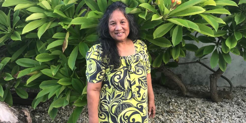 Nojab Lemari, the first Adventist on Ebeye Island, says, “I have had some trials, but whenever there is a roadblock, God opens a way.” (Andrew McChesney / Adventist Mission)