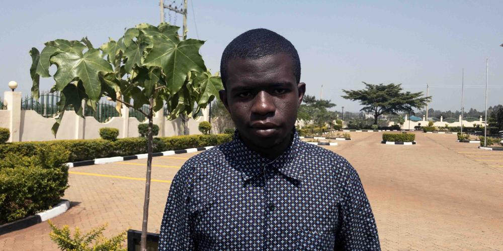 John Ongaya, 21, pictured in Kisumu, Kenya, wants to help homeless children the same way that Adventists helped him. (Andrew McChesney / Adventist Mission)
