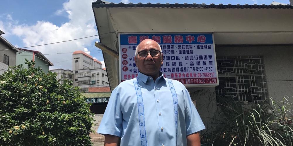 Lu Shen-Xiong, 60, visits the homes of members who missed church services every Sabbath.  “If every pastor did that, the Adventist Church would grow quickly,” he says. (Andrew McChesney / Adventist Mission)