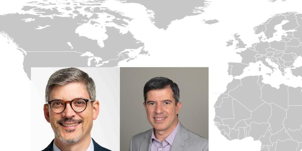 Gregory Whitsett, left, was named Adventist Mission planning director, and Kleyton Feitosa was appointed Global Mission Centers director. (Adventist Mission)