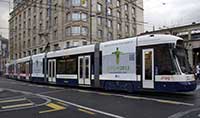 The Inter-European Division has selected Geneva, Switzerland, for focused ministry outreach. Here, a train’s advertisement announces the Adventist Church’s “Time of Hope for Geneva” campaign. [photo courtesy EUD]